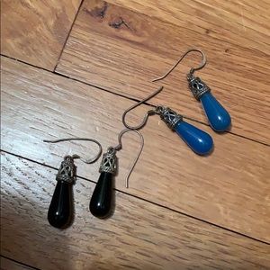 Set of 2 sterling silver earrings